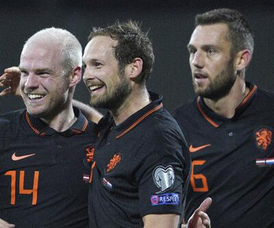 Hollanda, Letonya'yı tek golle geçti!