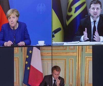 Zelenskiy, Macron ve Merkel ile görüştü