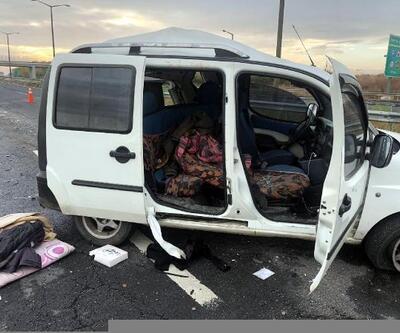 Tekirdağ'da TIR'a çarpan hafif ticari araçta 4 Iraklı yaralandı