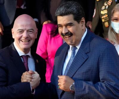 FIFA Başkanı Infantino'dan Maduro'ya ziyaret