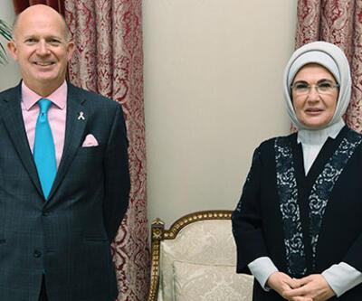 Emine Erdoğan, Birleşik Krallık Ankara Büyükelçisi Chilcott ile bir araya geldi