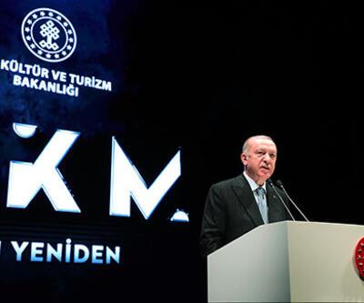 Son dakika... Cumhurbaşkanı Erdoğan'dan yeni Atatürk Kültür Merkezi açılışında açıklama 