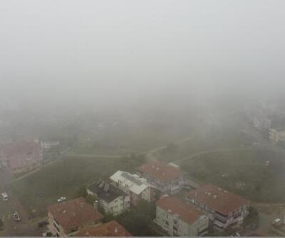 Marmaraereğlisi'nde yoğun sis etkili oldu