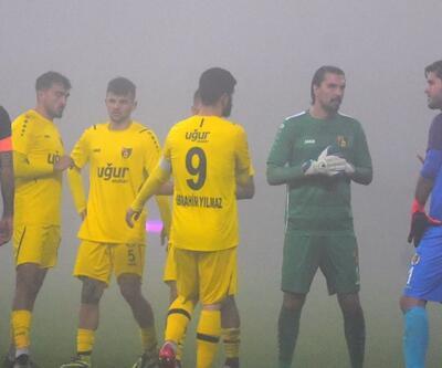 İstanbulspor-Menemenspor maçı sis nedeniyle ertelendi