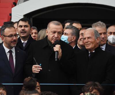 Alsancak Stadı'nın açılışını Cumhurbaşkanı Erdoğan yaptı
