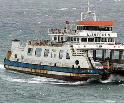 Gökçeada ve Bozcaada'ya yarınki bazı feribot seferleri iptal edildi