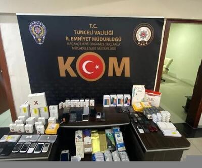 Tunceli'de kaçak cep telefonu operasyonu: 4 gözaltı