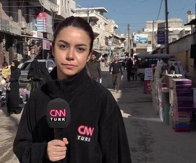 CNN TÜRK ekibi Afrin'de... Afrinliler gelecekten umutlu