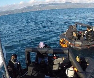 Ayvacık açıklarında 52 kaçak göçmen kurtarıldı