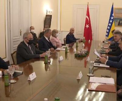 Savunma Bakanı Akar, Bosna Hersek Devlet Başkanlığı Konseyi Üyeleri ile görüştü