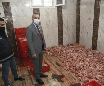 Yılbaşı için piyasaya sürülmek istenen 2 ton sağlıksız tavuk eti ele geçirildi