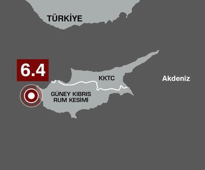 SON DAKİKA: Akdeniz'de 6.4 büyüklüğünde deprem... Türkiye'den 8 ilde hissedildi