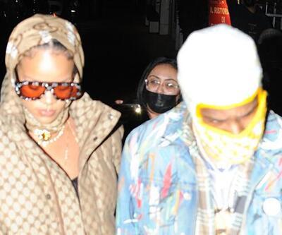 Rihanna-ASAP Rocky çifti yoğun ilgiyle karşılaştı