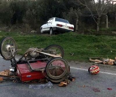 Alaşehir'de trafik kazası, 1 ölü