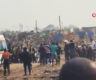 Gana'da patlayıcı yüklü kamyon infilak etti
