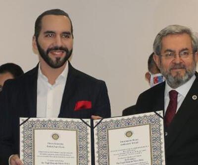 El Salvador Devlet Başkanı Bukele'ye 'Dostluk Payesi Beratı' verildi