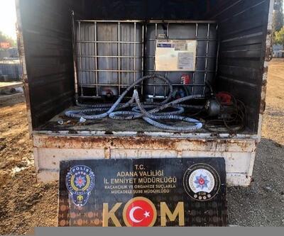 Adana’da bin 540 litre kaçak akaryakıt ele geçirildi