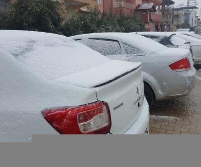 Reyhanlı'ya 6 yıldan sonra ilk kez kar yağdı