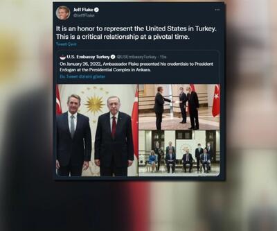 ABD Büyükelçisi Jeff Flake ilk mesajını paylaştı