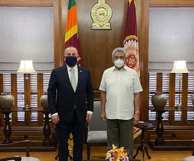 Bakan Çavuşoğlu, Sri Lanka Cumhurbaşkanı Rajapaksa ile görüştü