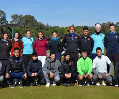 Golf Milli Takımı hazırlıklarını Belek'te sürdürüyor