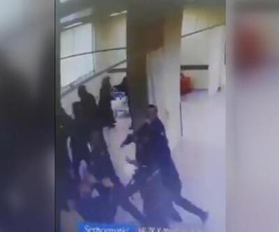 Hasta yakınlarının 4 hemşireye saldırısı kamerada