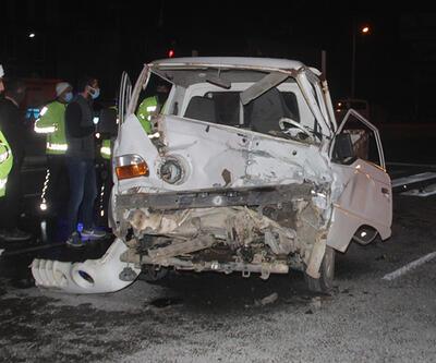 Edremit'te kamyonet faciası: 1 ölü, 7 yaralı