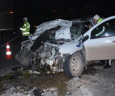 Çeltikçi'de trafik kazası: 1 yaralı