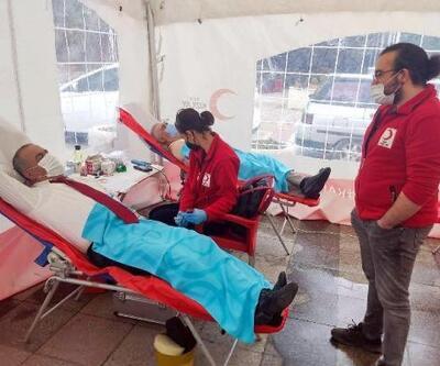 Kaymakam Kılınçkaya'nın da katıldığı kampanyada 127 ünite kan toplandı