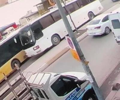 Sultanbeyli'de otobüs ortalığı birbirine kattı