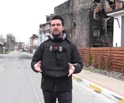 CNN TÜRK sokağa çıkma yasağı olan İrpin'de