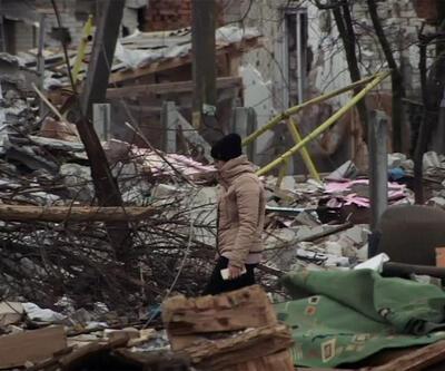 Çernihiv'deki evler enkaza dönüştü