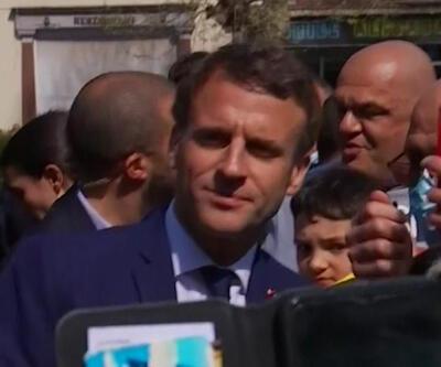 Fransa'da seçmenlerden Macron'a sert tepki
