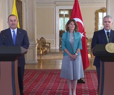 Bakan Çavuşoğlu ve Kolombiya Cumhurbaşkanı Duque'den ortak açıklama