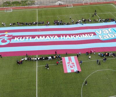 Son dakika... Trabzonspor'da tarihi maça dev bayrak