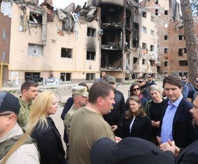 Belediye başkanı duyurdu: Kanada Başbakanı Trudeau, Irpin'i ziyaret etti