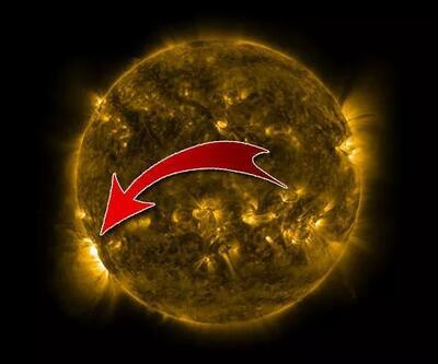 NASA görüntüledi: Güneş'teki patlama Atlantik'i vurdu!