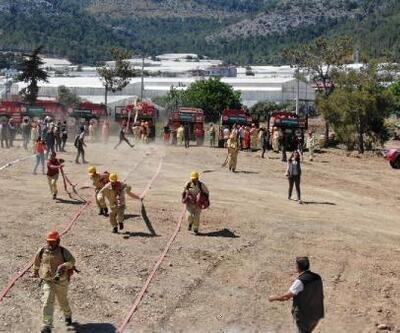 Mersin’de yangın ekipleri iş başı eğitimleri başladı