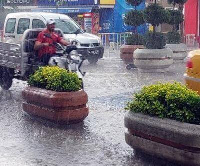 Bolu'da yağmur etkili oldu