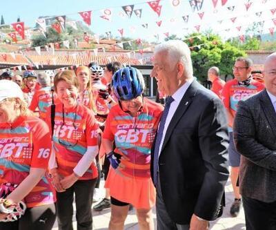 Gökova Bisiklet Turu'nun startını iki başkan birlikte verdi