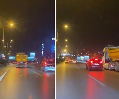 İstanbul trafiğinde sürücü kavgası