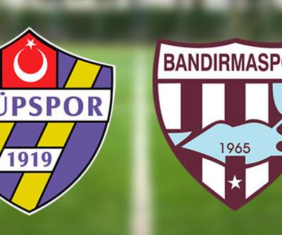 Eyüpspor Bandırmaspor maçı canlı yayın hangi kanalda, ne zaman, saat kaçta?
