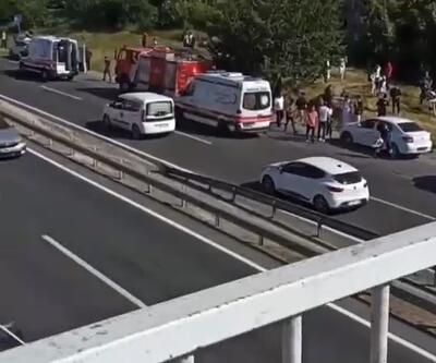 Kumburgaz'da otomobil durağa girdi: 1 ölü 12 yaralı