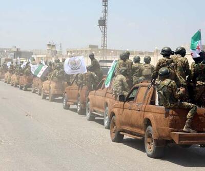 Suriye Milli Ordusu’ndan harekat öncesi konvoylu tur