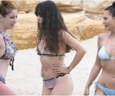 Hazal Kaya bikinili pozlarla sosyal medyayı salladı