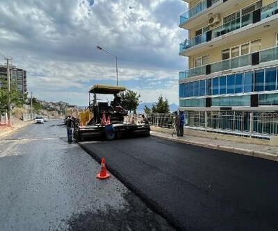 Bayraklı'da asfaltlama çalışmaları sürüyor