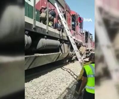 Meksika'da iki tren kafa kafaya çarpıştı: 6 yaralı