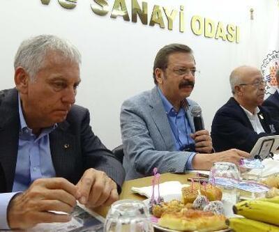 TOBB Başkanı Hisarcıklıoğlu Anamur'da sektör temsilcileriyle buluştu