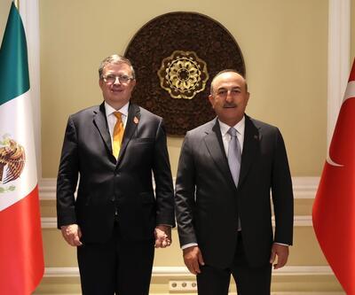 Bakan Çavuşoğlu, Meksikalı mevkidaşı Ebrard ile görüştü