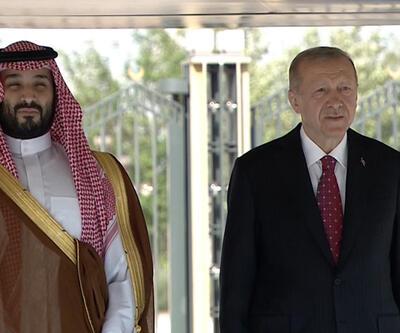 Son dakika haberi: Cumhurbaşkanı Erdoğan ile Veliaht Prens Selman görüştü